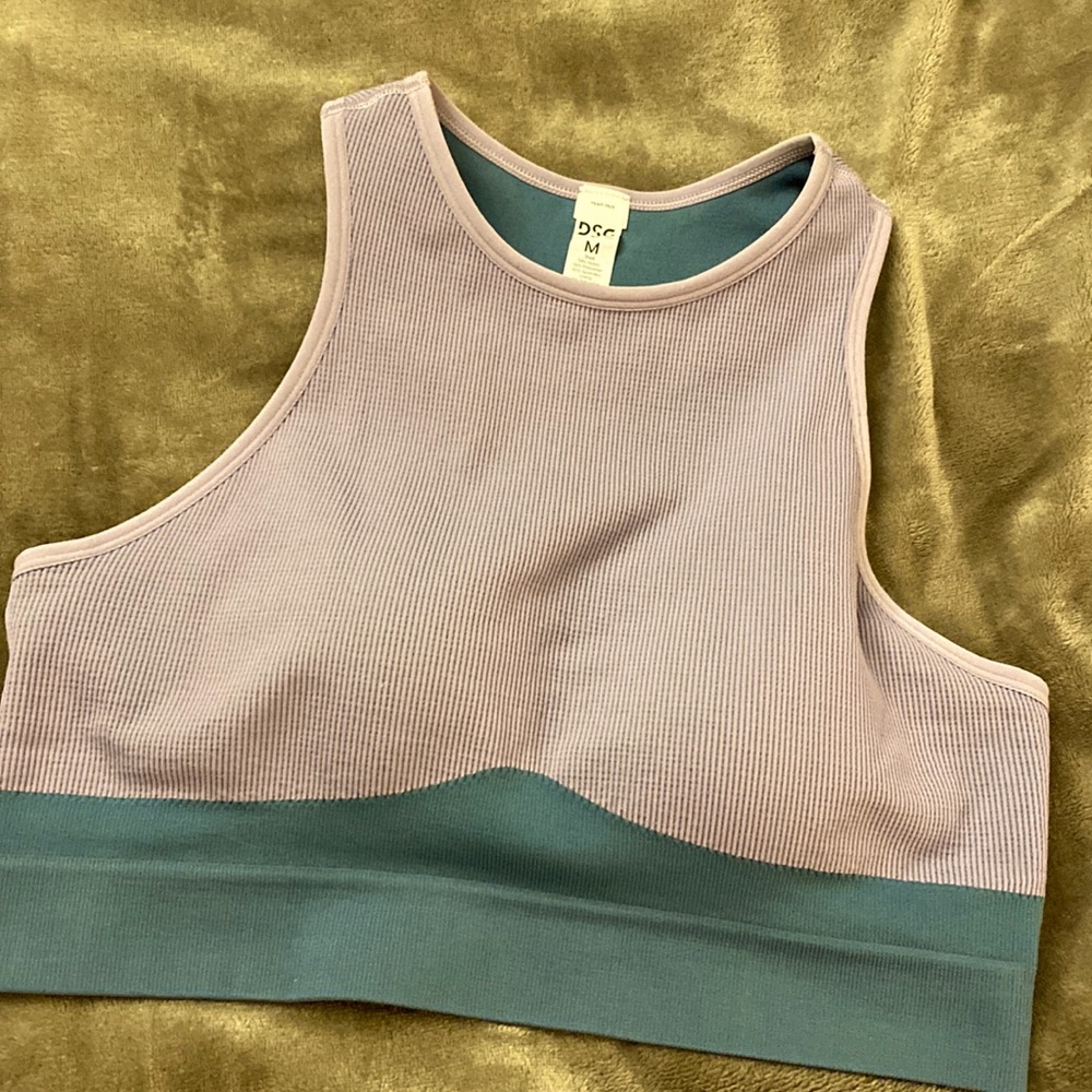 DSG Crop Sports Bra with Removable Cups